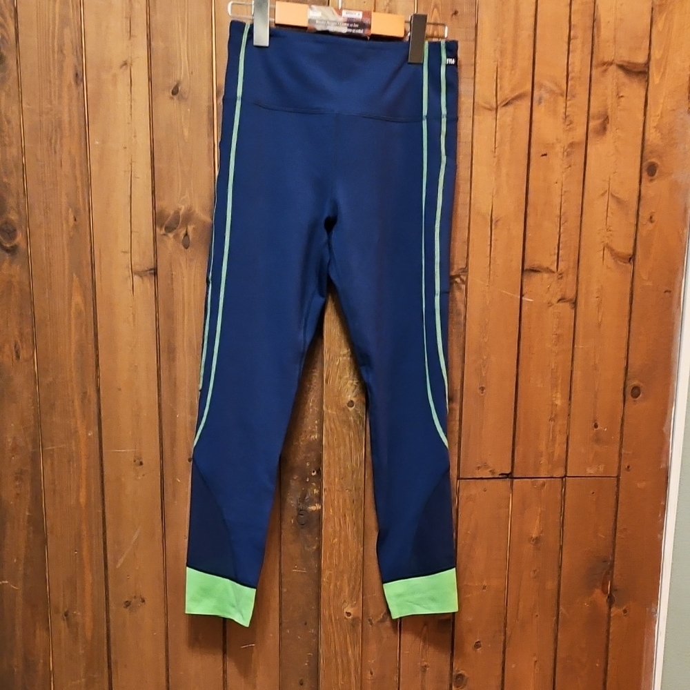 ZYIA Navy and Lime Swim Leggings